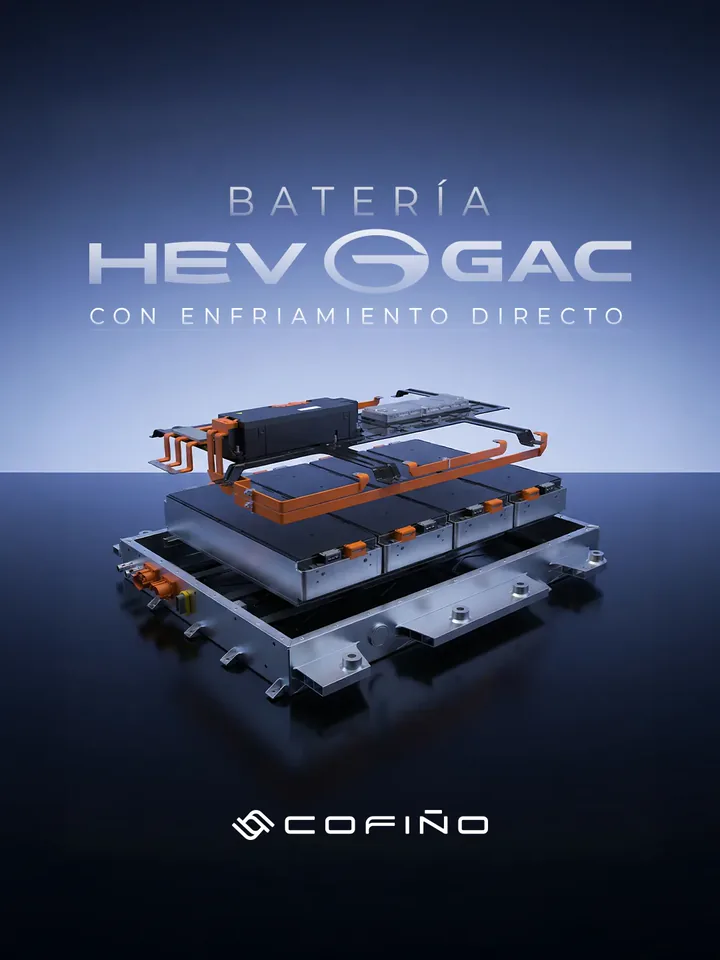 Cofiño × GAC — pieza técnica plataforma EV por CBAS