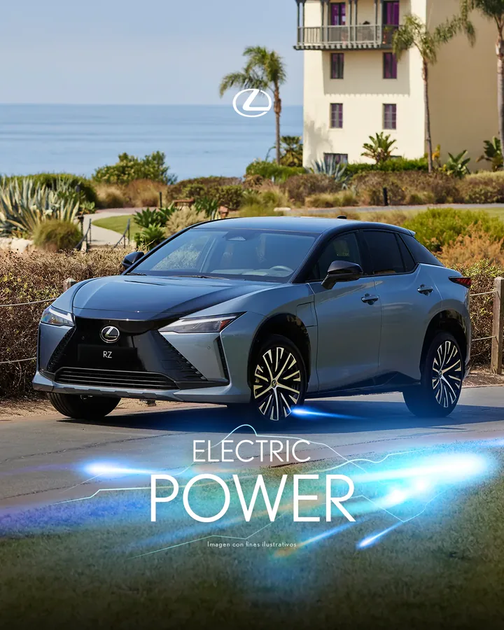 Cofiño × Lexus RZ — campaña POWER, dirección de arte por CBAS