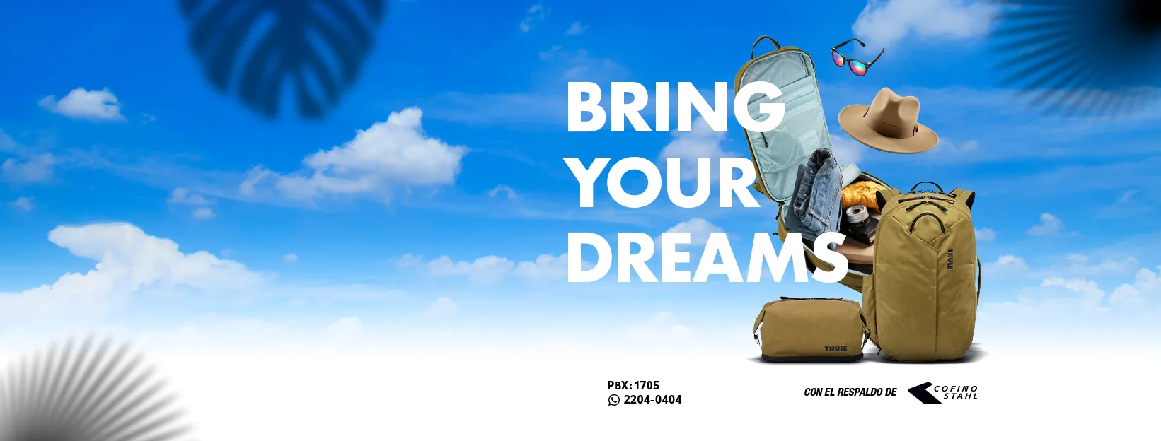 Cofiño × Thule — campaña Bring Your Dreams, diseño por CBAS