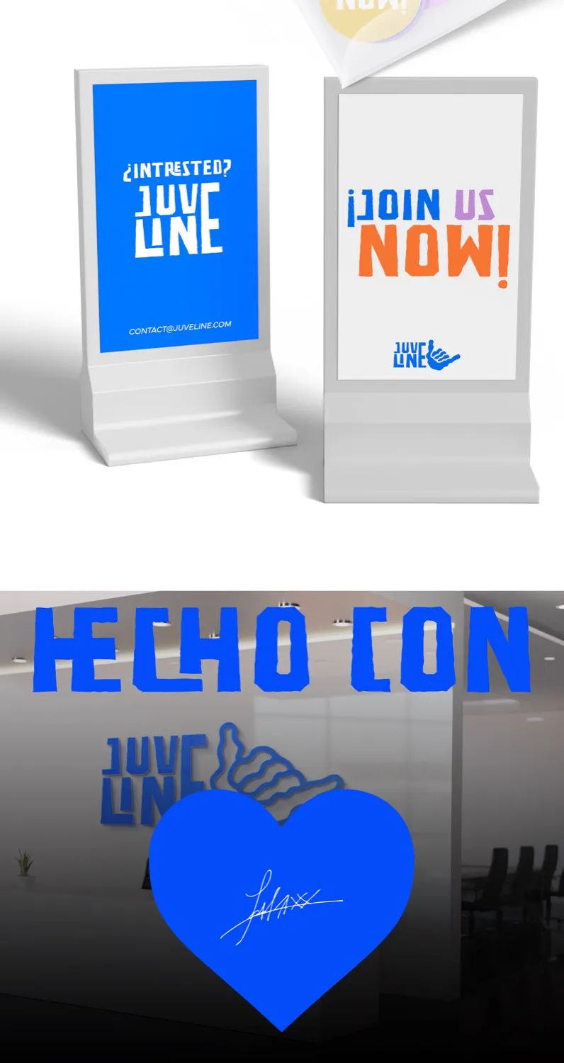 Juveline, diseño y branding por CBAS, pieza 04