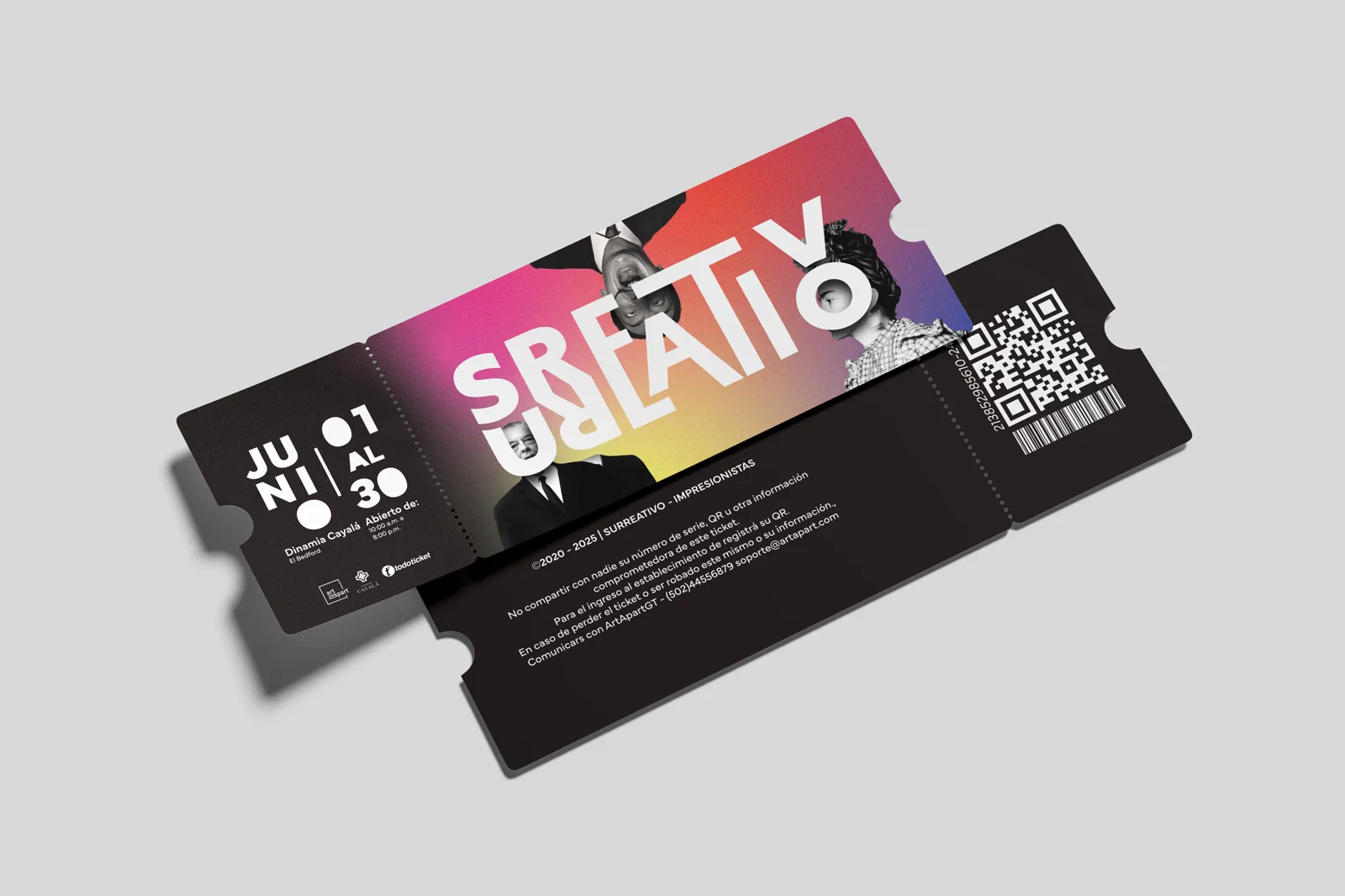 Surreativo, ticket del evento por CBAS