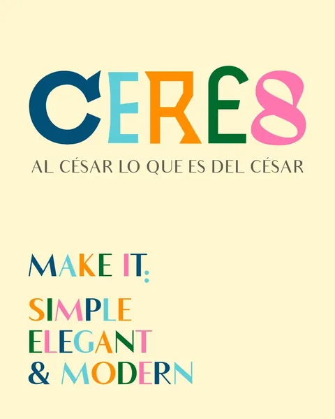 Ceres, Marca · Concepto